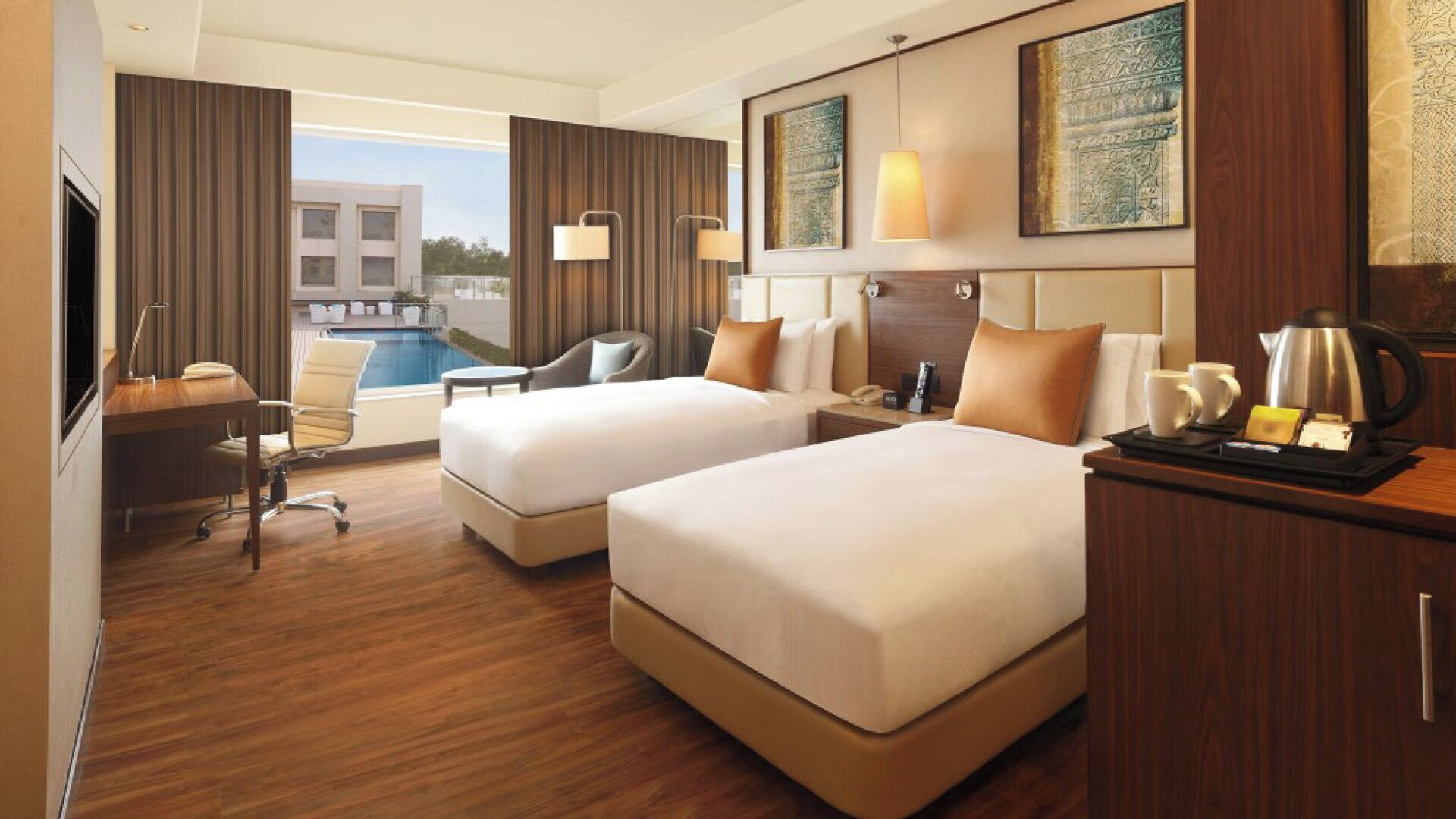 Premium bedding, minibar, in-room safe, desk
