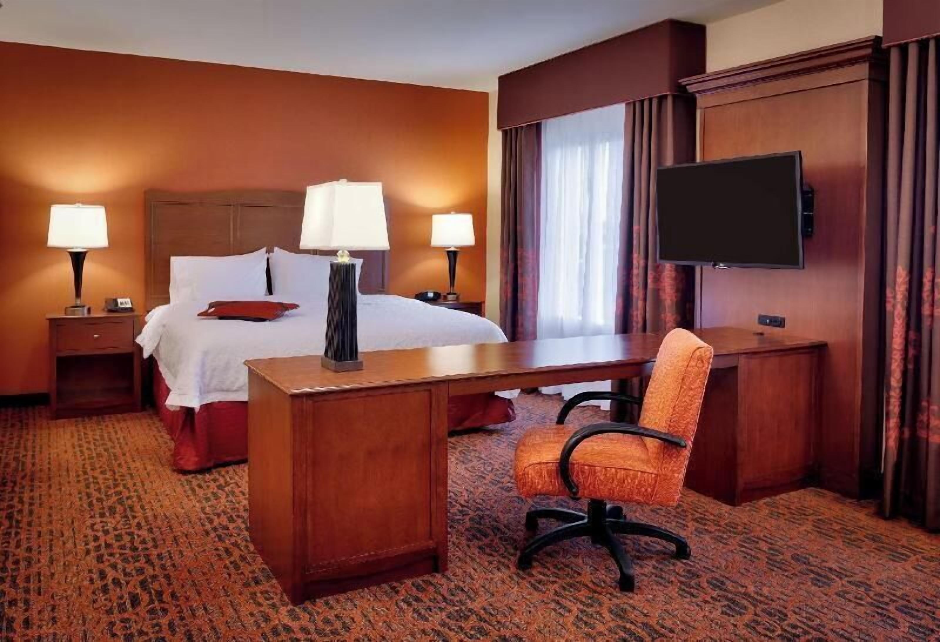 In-room safe, desk, blackout curtains, iron/ironing board