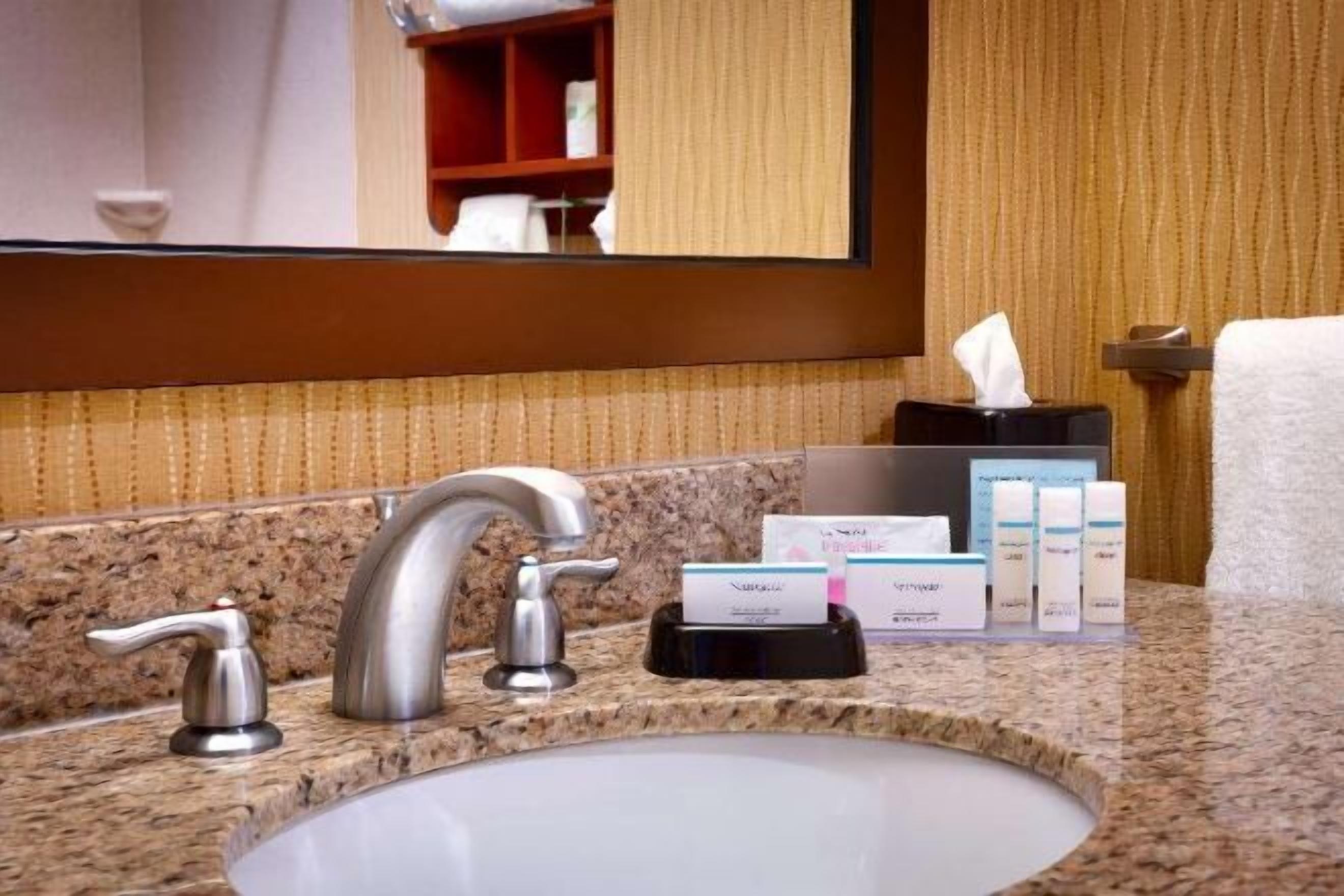 Bathroom | Combined shower/tub, free toiletries, towels