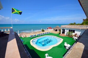 Blick von der Unterkunft