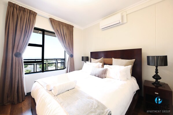 Luxury-Apartment, 1 Schlafzimmer | Ausblick vom Zimmer