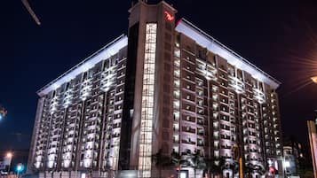 Front of property – evening/night