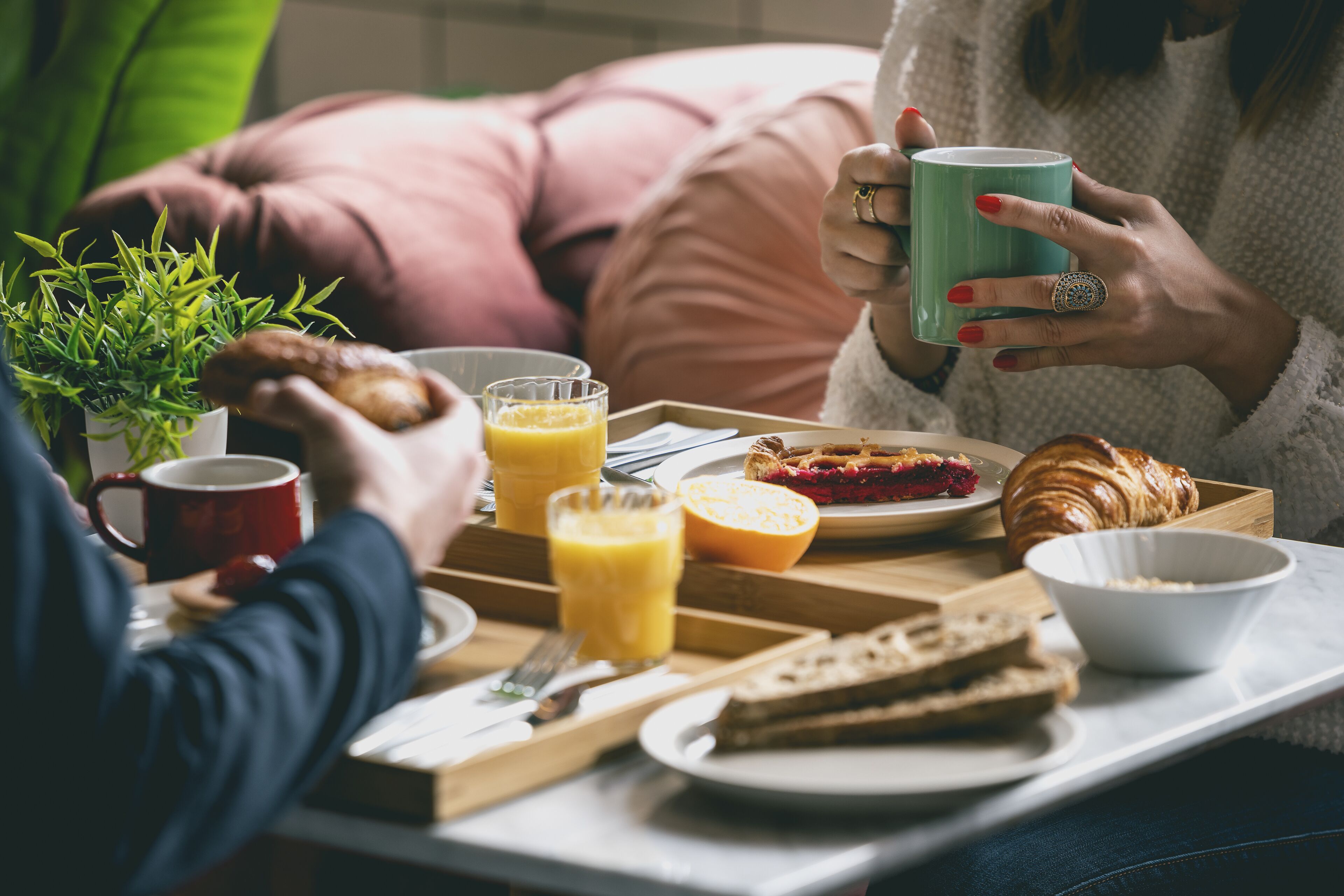 daily buffet breakfast (eur 17 per person)