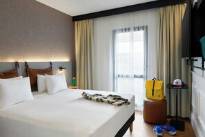 Supreme Queen Balcony Room | 암막 커튼, 다리미/다리미판, 무료 WiFi, 침대 시트