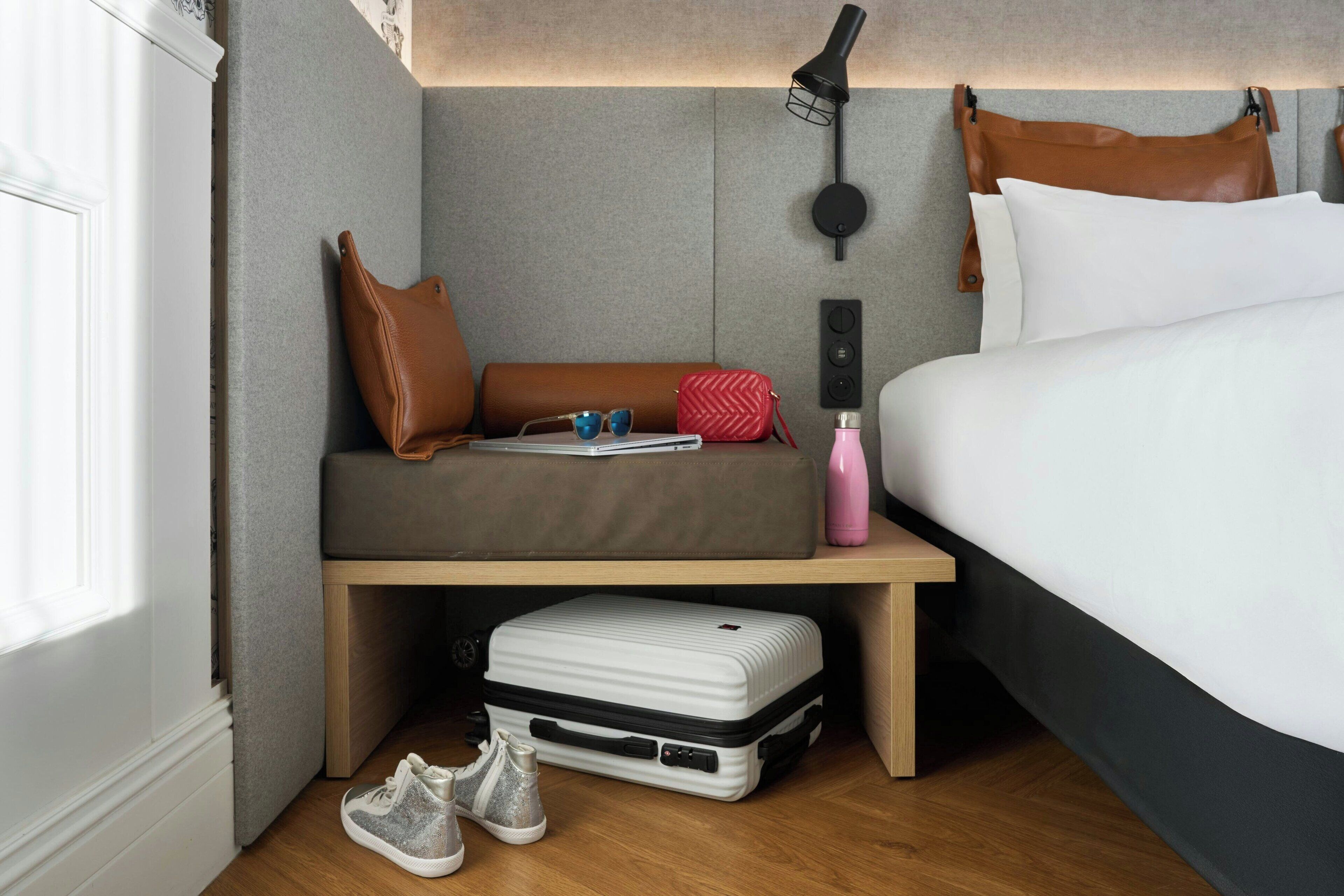 Blackout curtains, iron/ironing board, free WiFi, bed sheets