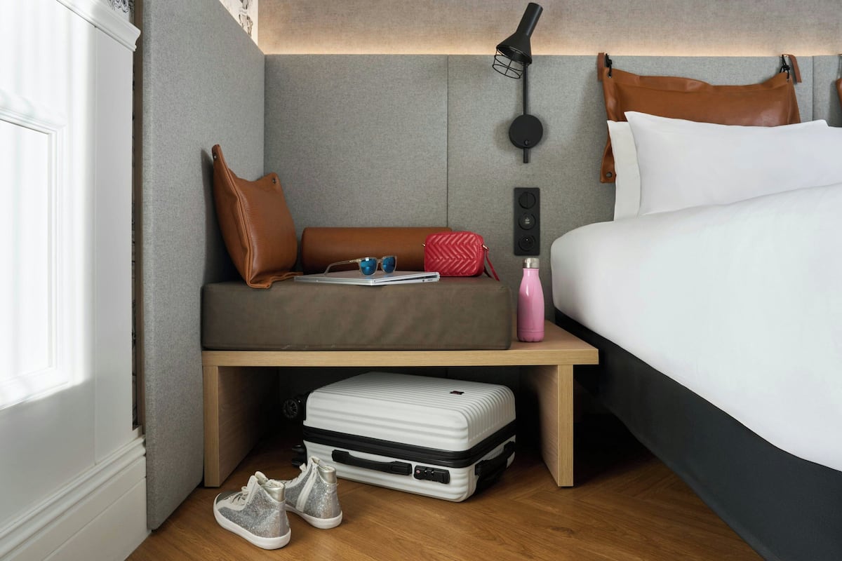 Blackout curtains, iron/ironing board, free WiFi, bed sheets