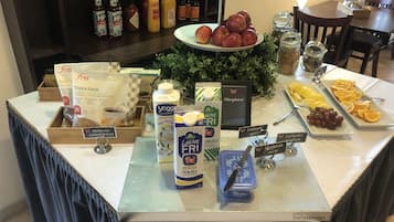 Gratis frukostbuffé varje dag