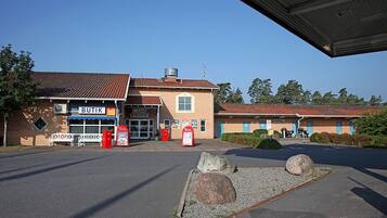 Overnatningsstedets facade