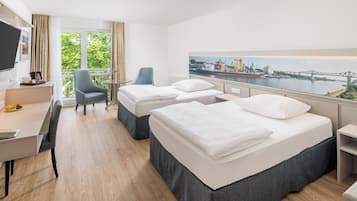 Comfort Double or Twin Room | Premium bedding, down duvets, in-room safe, desk