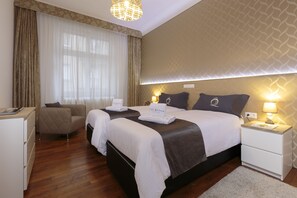 2 habitaciones, ropa de cama de alta calidad y decoración personalizada