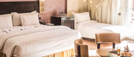 Triple Room | Draps italiens Frette, literie de qualité supérieure