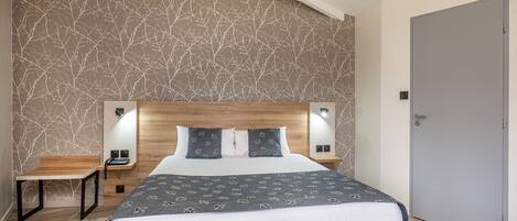 Quarto conforto | Escrivaninha, espaço de trabalho para notebook, quartos à prova de som