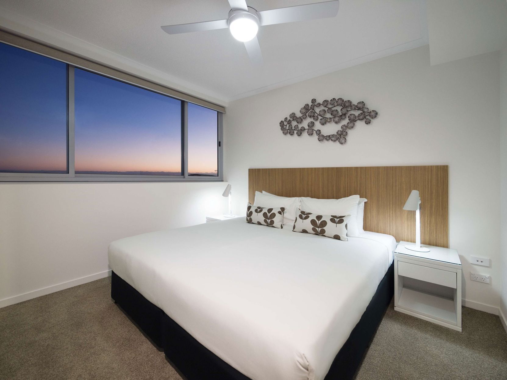 Laptop workspace, free WiFi, bed sheets, wheelchair access