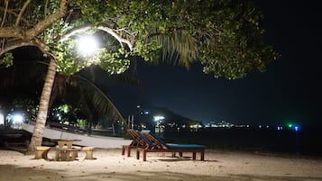 Front of property – evening/night