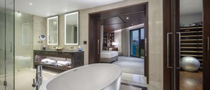 Suite, 2 Bedrooms (Ajara) | Bathroom shower - Hilton Batumi (Batumi)