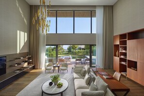 复式, 4 间卧室 (Apartment) | 高档床上用品、迷你吧、客房内保险箱、特色装修