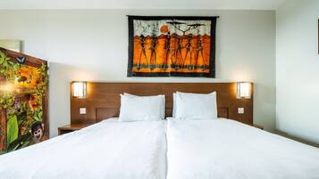 Safari Twin room with bunk beds& Wanyama View | โต๊ะทำงาน, พื้นที่ทำงานแบบใช้แล็ปท็อป, เปล/เตียงเด็กอ่อน (ฟรี)