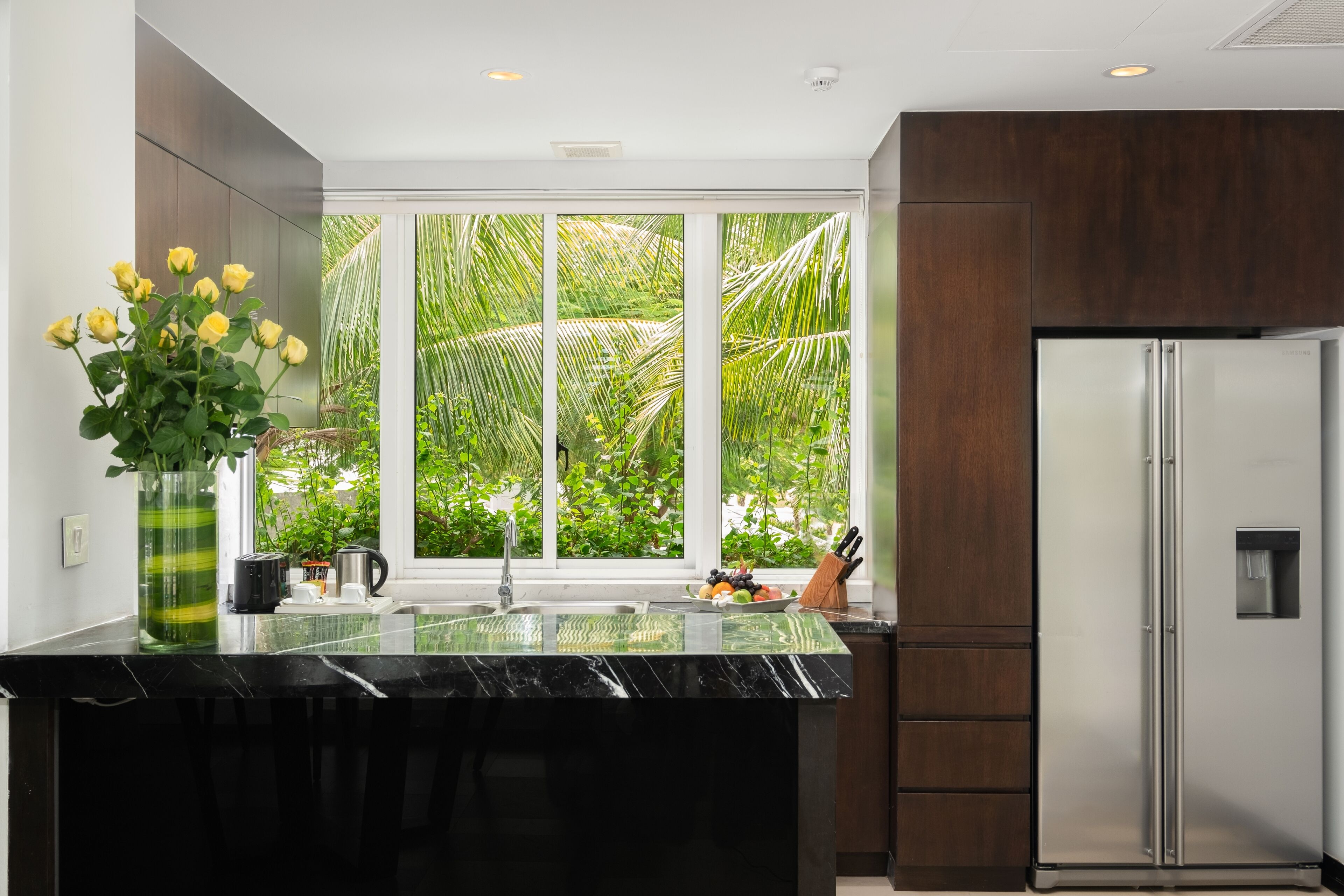 villa, 4 bedrooms, private pool, beachfront | 1 bedroom, minibar, in-room safe, desk