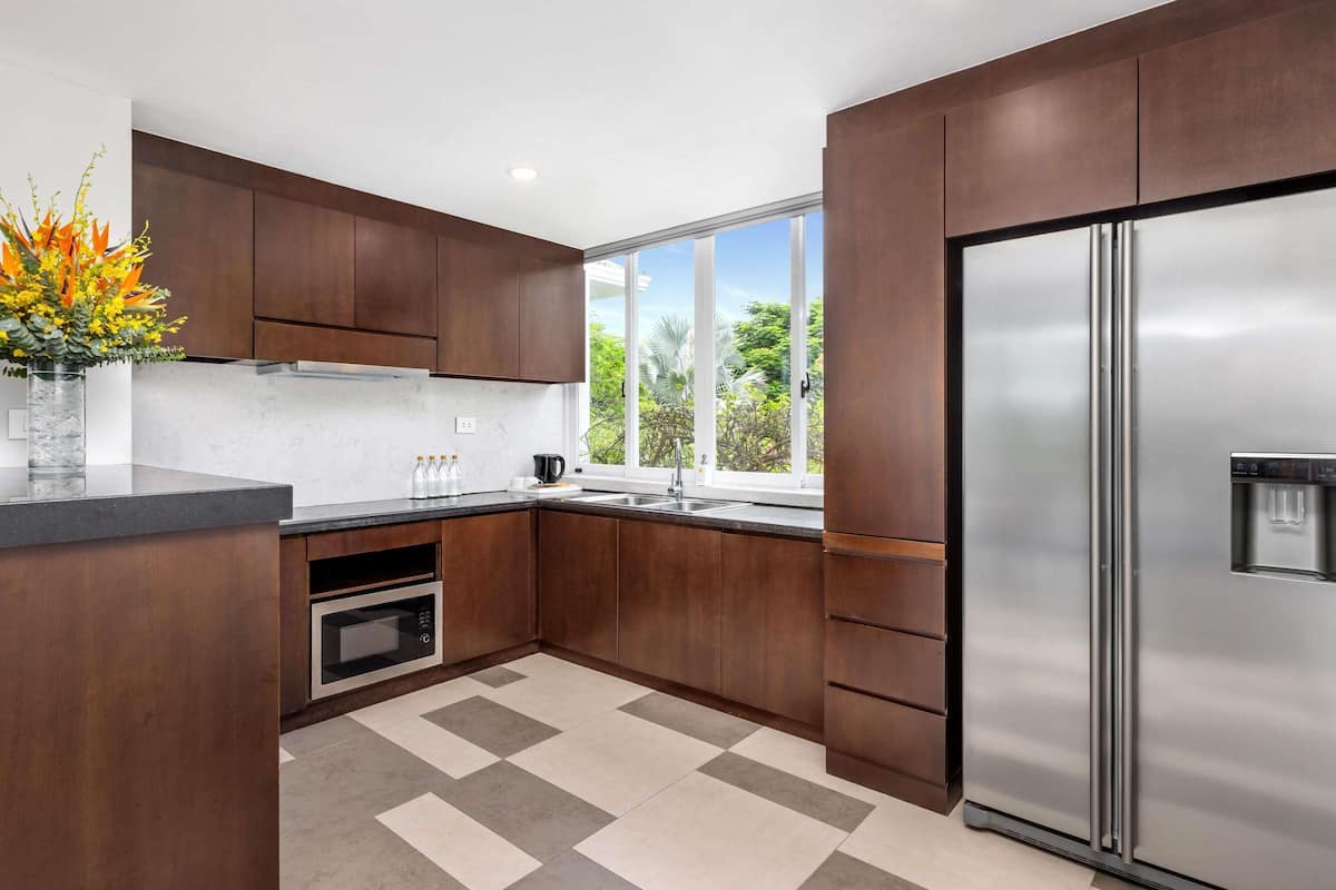 villa, 4 bedrooms, private pool, beachfront | 1 bedroom, minibar, in-room safe, desk