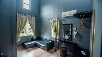 Quarto casal luxo, 1 quarto, sacada | 1 quarto, frigobar, roupa de cama