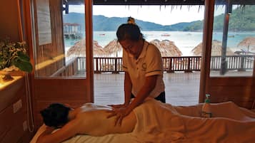 Thai massages, beach massages
