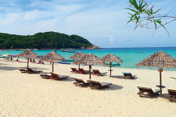 Beach nearby, sun loungers, beach massages, snorkeling