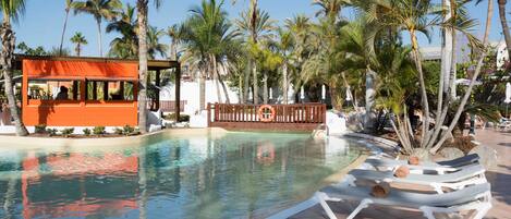 2 outdoor pools, pool umbrellas, sun loungers