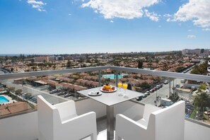 Uitzicht vanaf balkon
