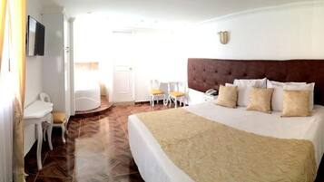 Egyptian cotton sheets, premium bedding, down comforters, minibar