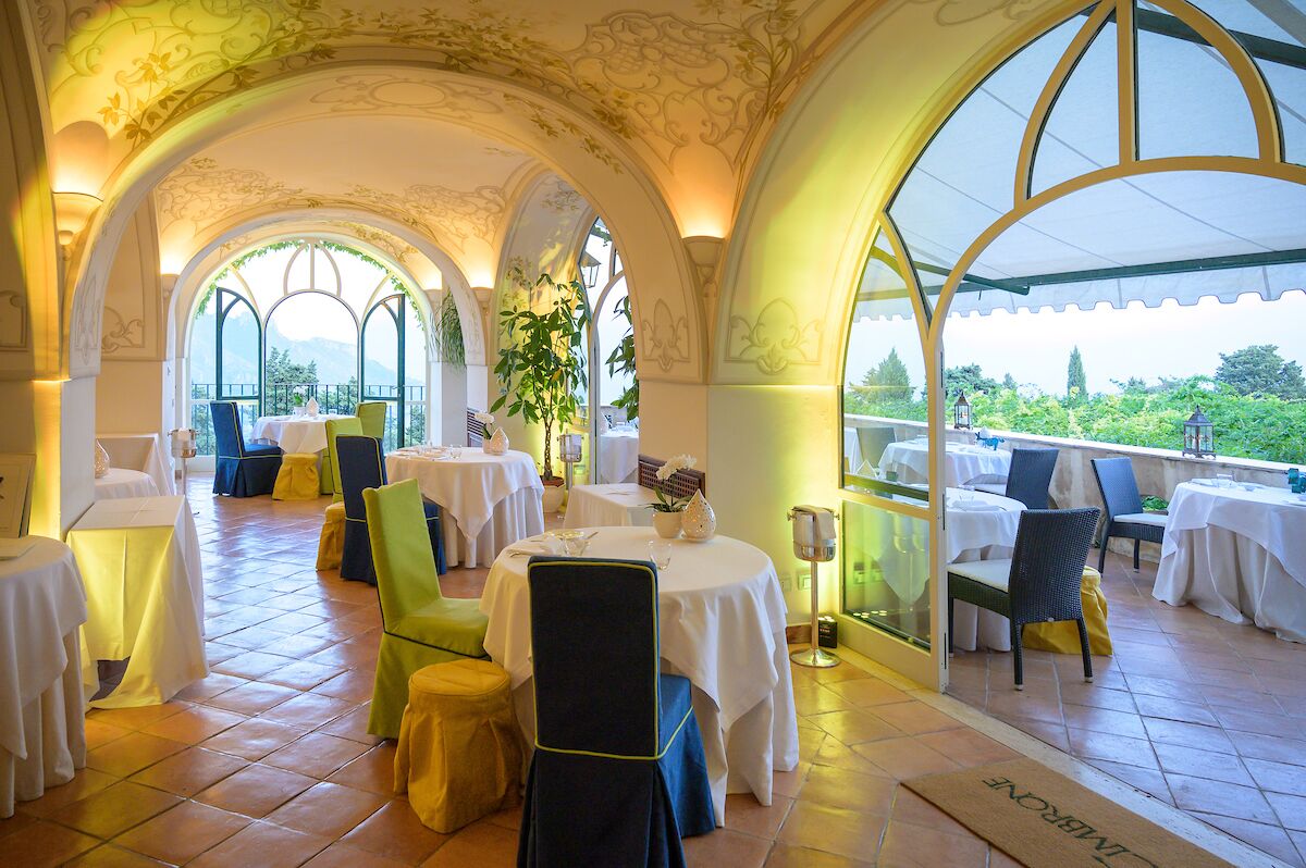 dinner served, italian cuisine, sea views