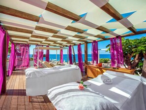 علاجات للجسم، جلسات للعناية بالوجه، طلاء الأظافر والعناية بالقدمين