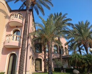 Fassade der Unterkunft