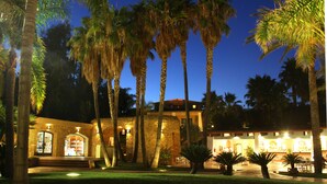 Front of property – evening/night