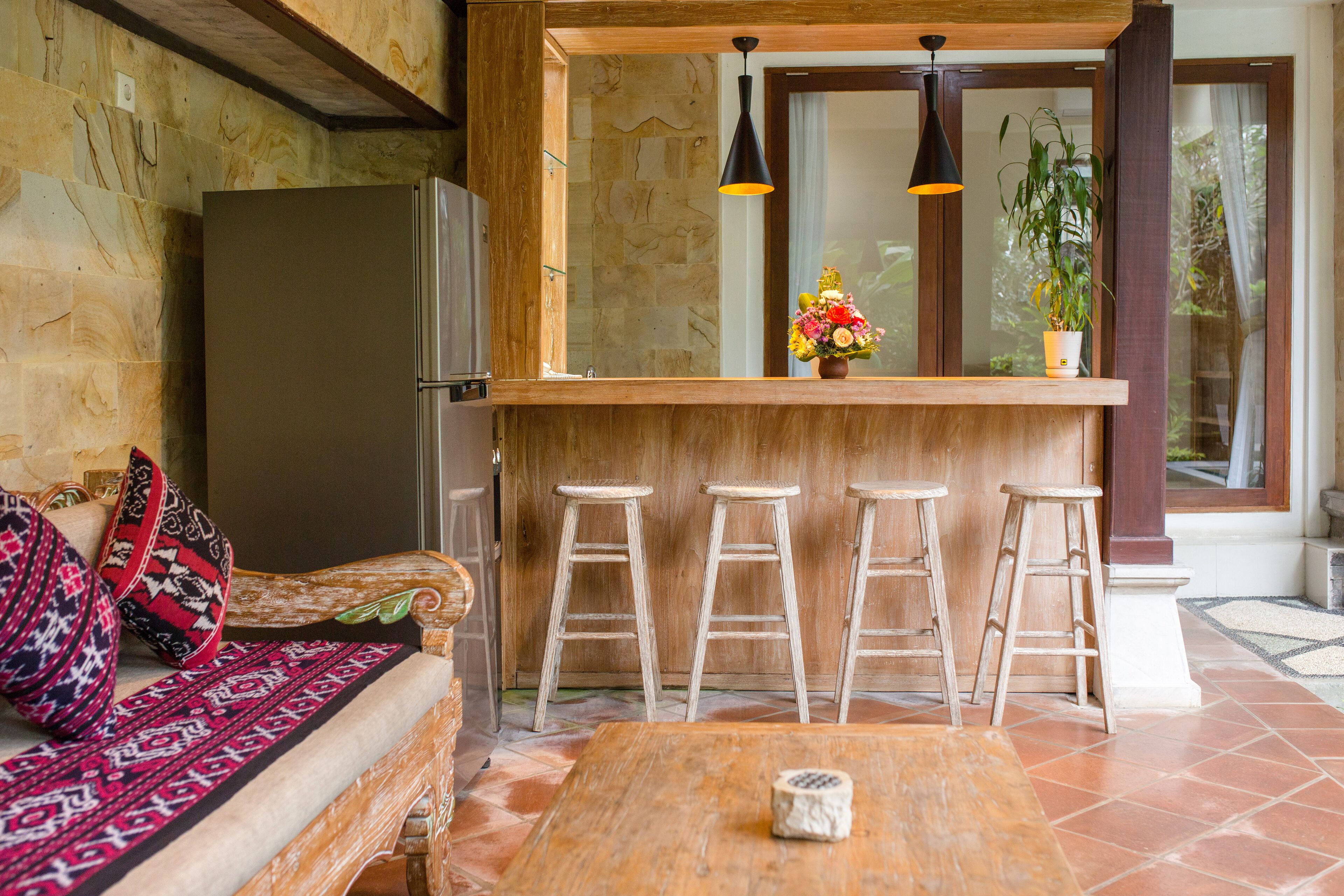 honeymoon villa, 1 bedroom, private pool, ground floor | minibar