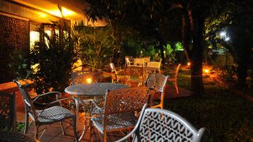 Front of property – evening/night