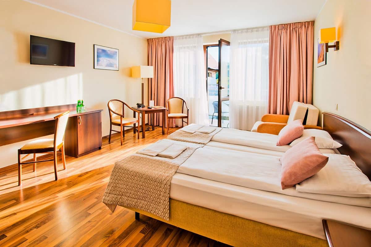 twin room (with extra bed) | desk, iron/ironing board, free wifi, bed sheets