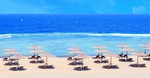 Private beach, beach umbrellas, beach towels, scuba diving - Bliss Nada Beach Resort (Marsa Alam)