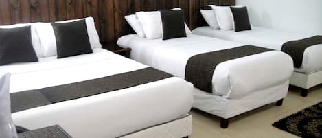 Quadruple Room | Egyptian cotton sheets, premium bedding, down comforters