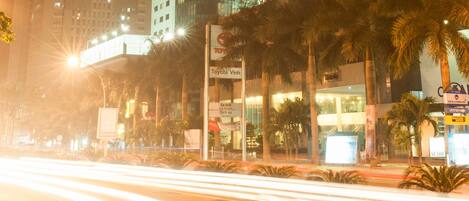 Front of property – evening/night