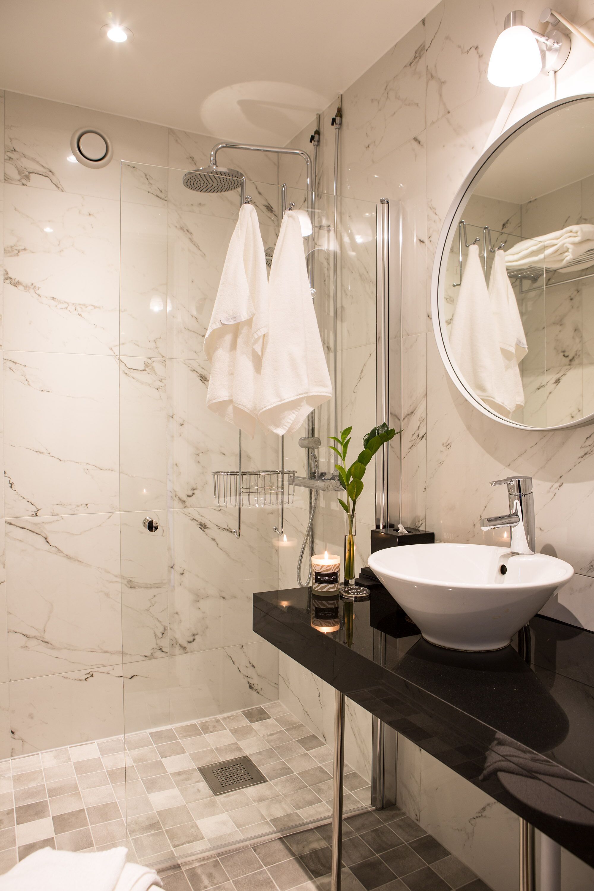 free toiletries, hair dryer, bathrobes, slippers