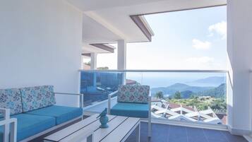 Standard Room, Partial Sea View | Balcony view