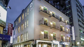 Front of property – evening/night