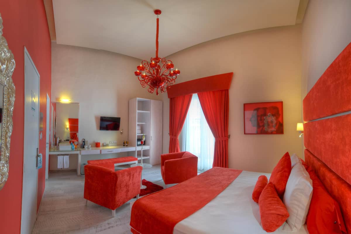Ropa de cama de alta calidad y minibar