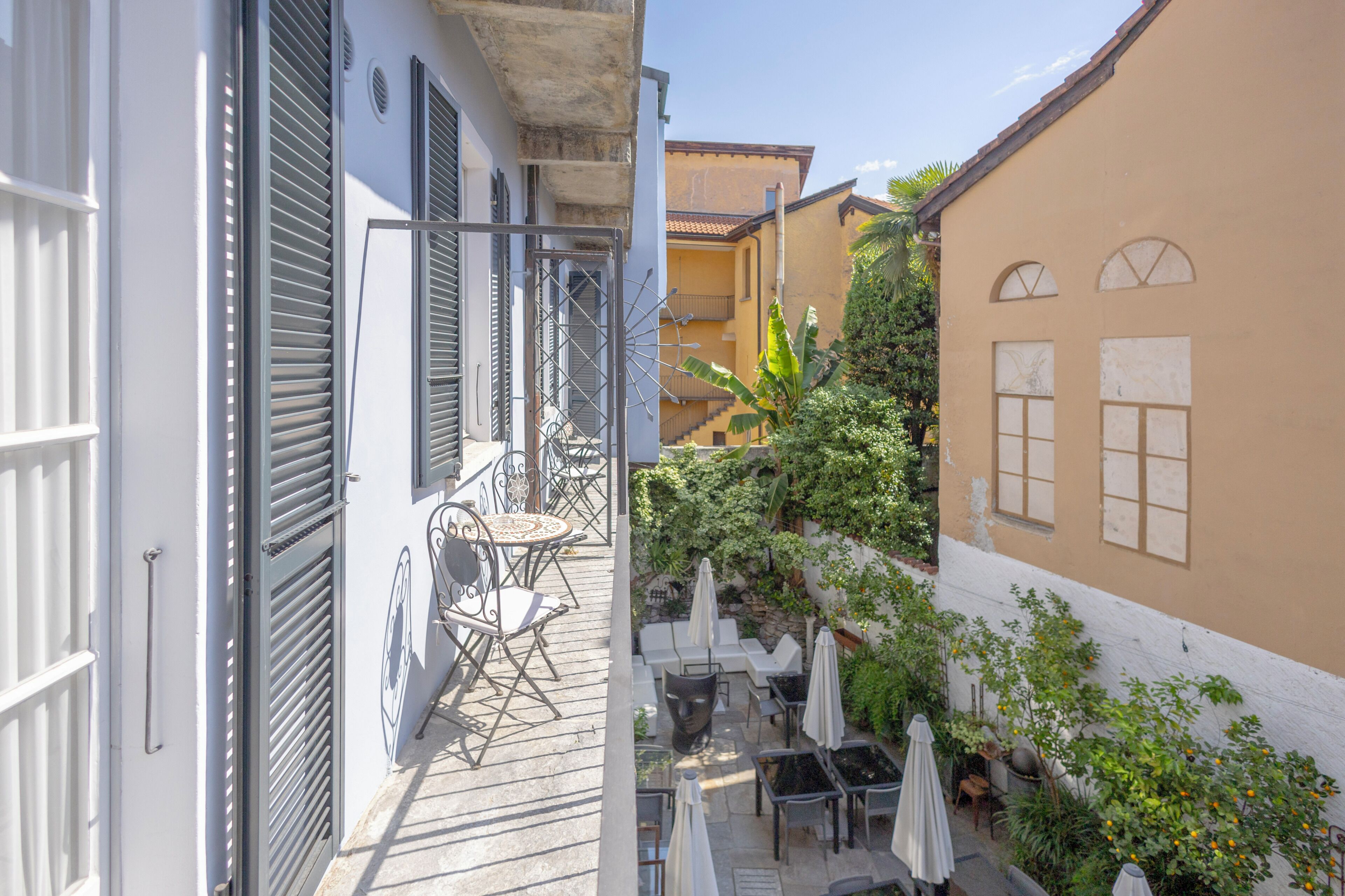 Habitación de diseño doble, balcón | Terraza o patio