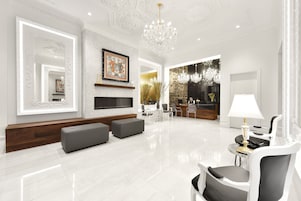 Sala de estar en el lobby