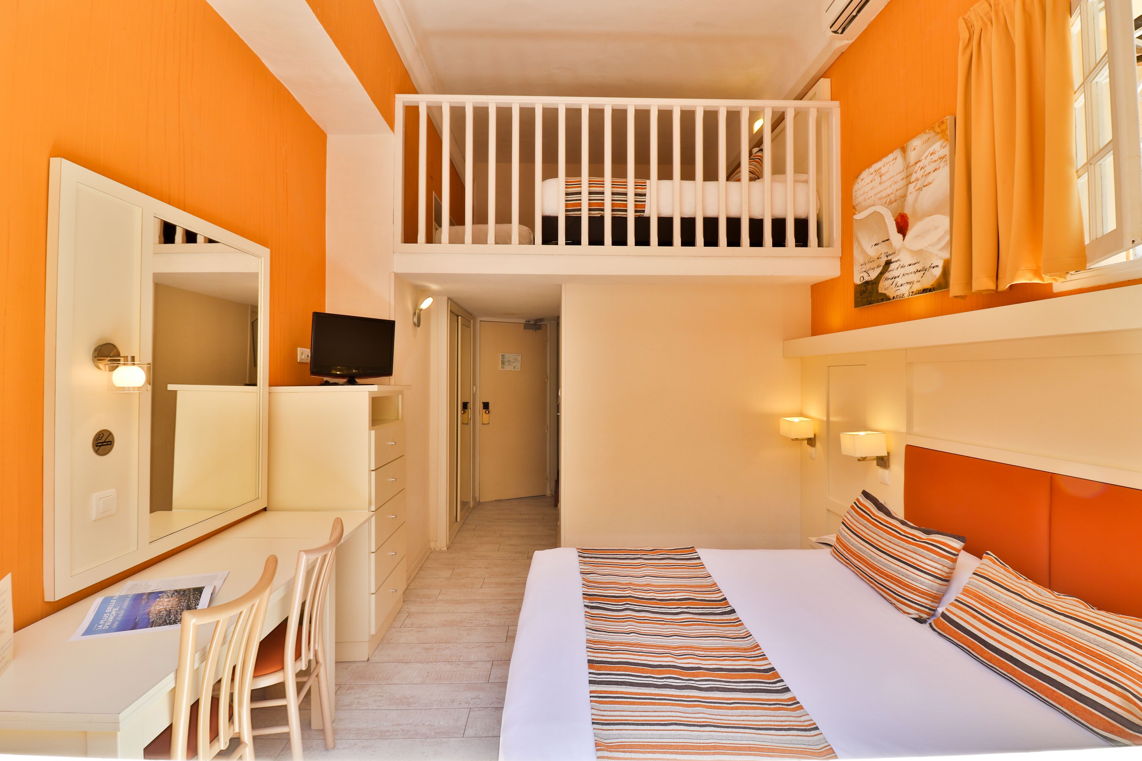 quadruple room, garden view (duplex) | desk, free wifi, bed sheets