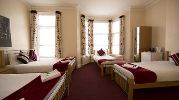Family Room (6 Persons) | Frette Italian sheets, premium bedding, desk, blackout curtains