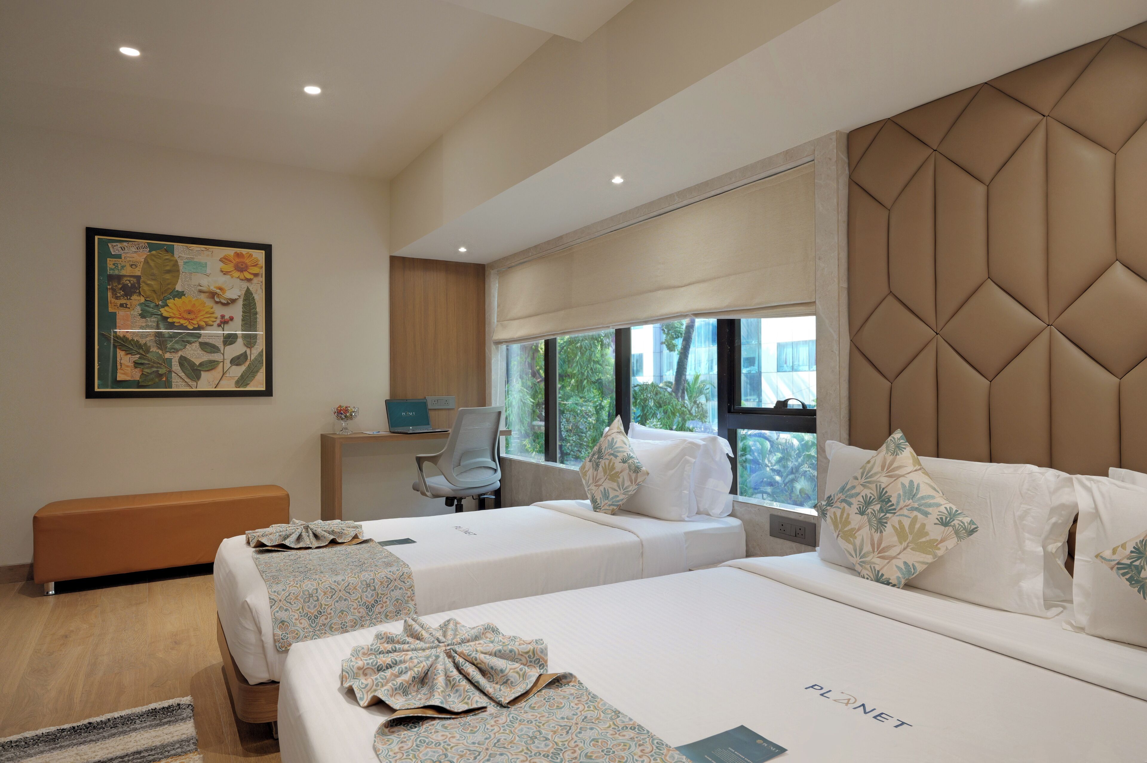 Basic Triple Room | Individually furnished, desk, blackout drapes, free WiFi