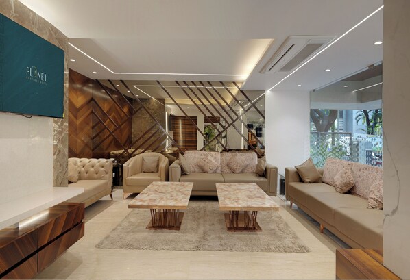 Sala de estar en el lobby