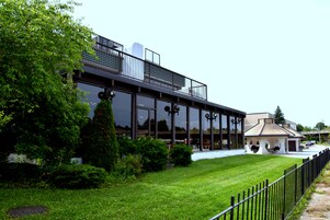 Outdoor wedding area